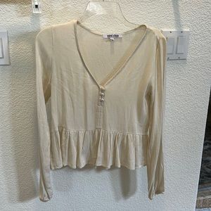 Beige blouse